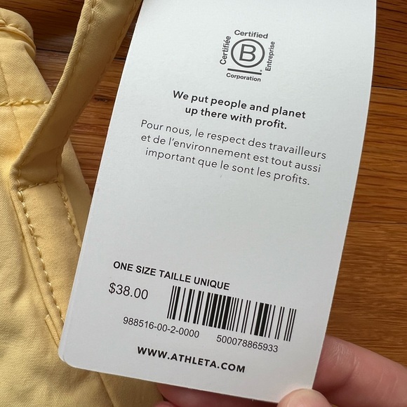 ATHLETA COFFEE RUN WATER BOTTLE SLING One size, Lunaria Yellow - Picture 3 of 4